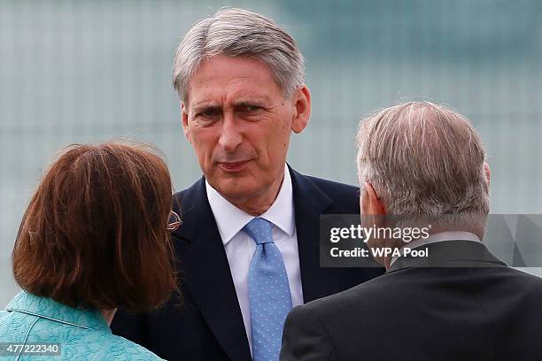 Britain's Foreign Secretary Philip Hammond attends an event to mark the 800th anniversary of Magna Carta on June 15, 2015 in Runnymede, United...