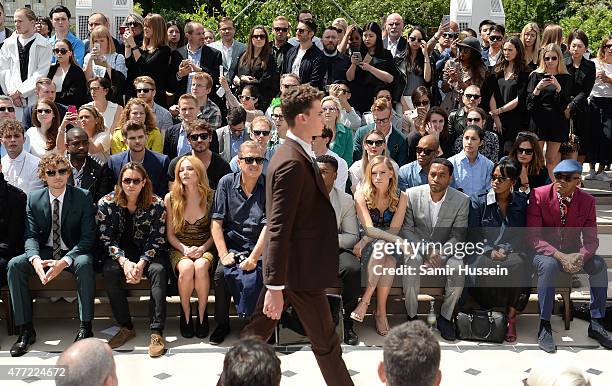 Josh Whitehouse, Oscar Tuttiett, Clara Paget, Mario Testino, John Boyega, Suki Waterhouse, Chiwetel Ejiofor, Sofia Davis and Samuel L. Jackson in the...