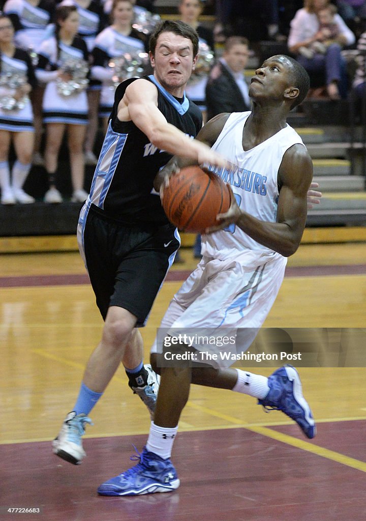 Maryland 4A West region boys' basketball final: Whitman vs. Clarksburg