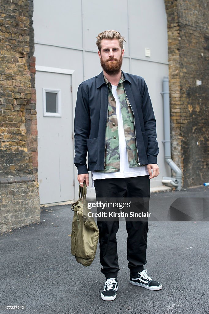 Street Style - London Collections: MEN SS16 - June 12 To June 15, 2015