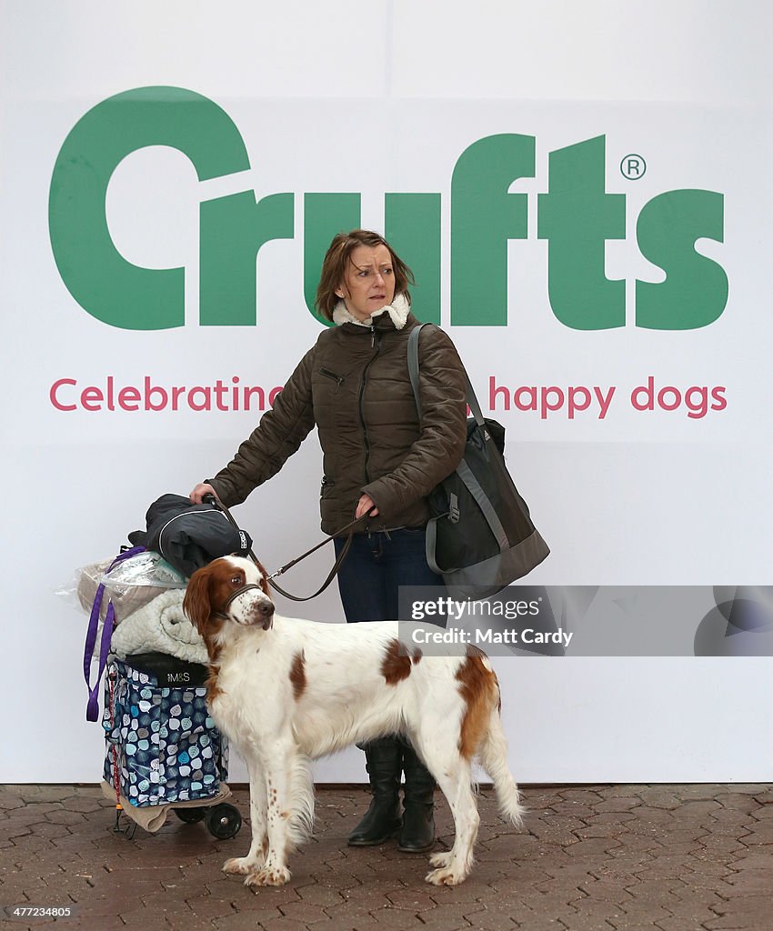 Dogs And Owners Gather For 2014 Crufts Dog Show