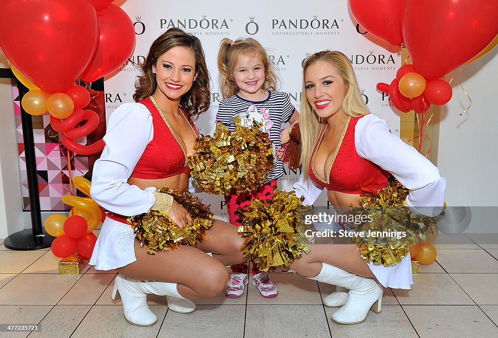 San Francisco 49ers 'Faithfulistas' Exclusive Event At The PANDORA Jewelry Store