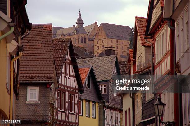 choose your roof (marburg, hessen) - marburg germany stock pictures, royalty-free photos & images