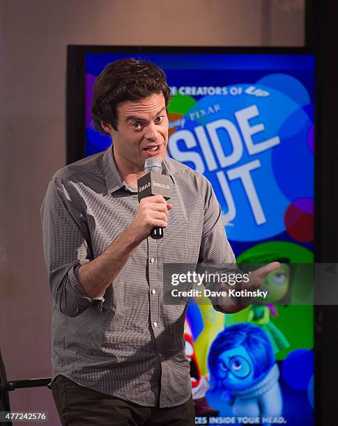 Speaker Series: Bill Hader Discusses His New Film "Inside Out" at AOL Studios In New York on June 15, 2015 in New York City.