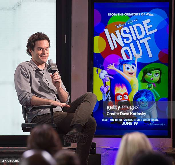 Speaker Series: Bill Hader Discusses His New Film "Inside Out" at AOL Studios In New York on June 15, 2015 in New York City.