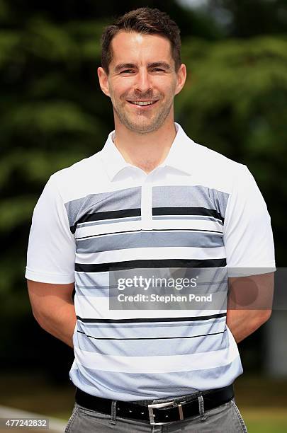 James Jankowski after finishing joint leader during the Golfbreaks.com PGA Fourball Championship East Qualifier at Bush Hill Park Golf Club on June...