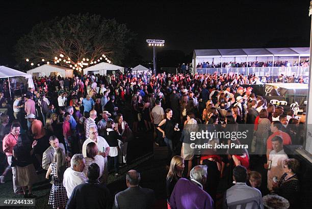 Atmosphere during the Carolina Herrera Fashion Show with GREY GOOSE Vodka at the Cadillac Championship at Trump National Doral on March 7, 2014 in...