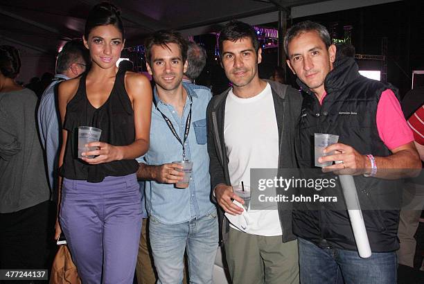 Guests attend the Carolina Herrera Fashion Show with GREY GOOSE Vodka at the Cadillac Championship at Trump National Doral on March 7, 2014 in Doral,...
