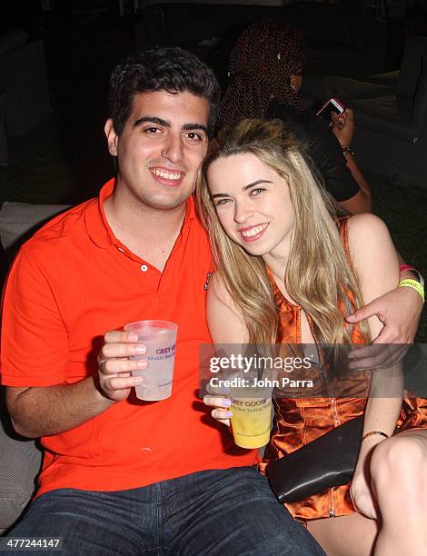 Guests attend the Carolina Herrera Fashion Show with GREY GOOSE Vodka at the Cadillac Championship at Trump National Doral on March 7, 2014 in Doral,...