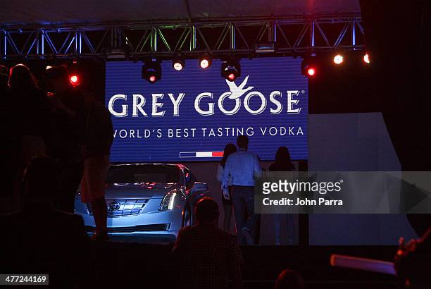 Atmosphere at the Carolina Herrera Fashion Show with GREY GOOSE Vodka at the Cadillac Championship at Trump National Doral on March 7, 2014 in Doral,...