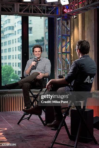 Actor Bill Hader attends the AOL BUILD Speaker Series to discuss his new film "Inside Out" at AOL Studios in New York on June 15, 2015 in New York...