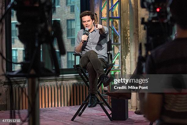 Actor Bill Hader attends the AOL BUILD Speaker Series to discuss his new film "Inside Out" at AOL Studios in New York on June 15, 2015 in New York...