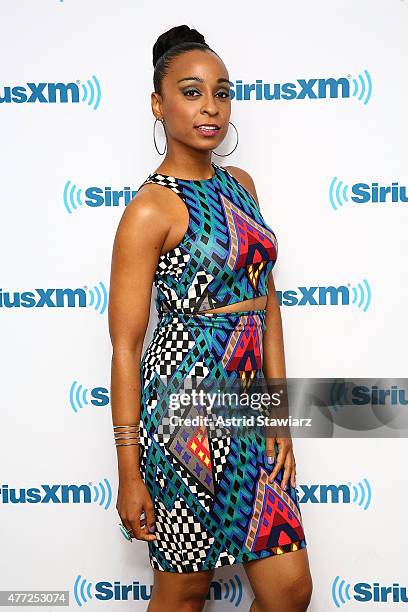 Musician Alaine Laughton visits the SiriusXM Studios on June 15, 2015 in New York City.