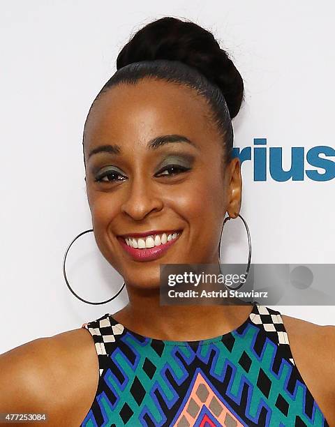 Musician Alaine Laughton visits the SiriusXM Studios on June 15, 2015 in New York City.