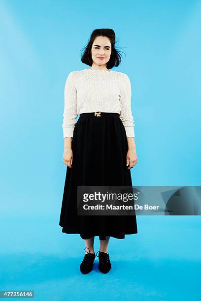 Actress Shannyn Sossamon from 'Wayward Pines' poses for a portrait at the TV Guide portrait studio at San Diego Comic Con for TV Guide Magazine on...