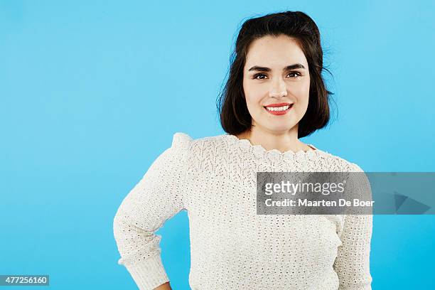 Actress Shannyn Sossamon from 'Wayward Pines' poses for a portrait at the TV Guide portrait studio at San Diego Comic Con for TV Guide Magazine on...