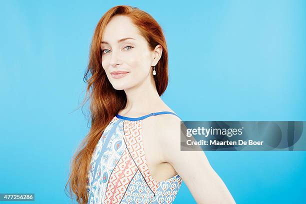 Actress Lotte Verbeek from 'Outlander' poses for a portrait at the TV Guide portrait studio at San Diego Comic Con for TV Guide Magazine on July 24,...