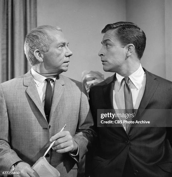 MARTIAN cast members Ray Walston and Bill Bixby in the episode