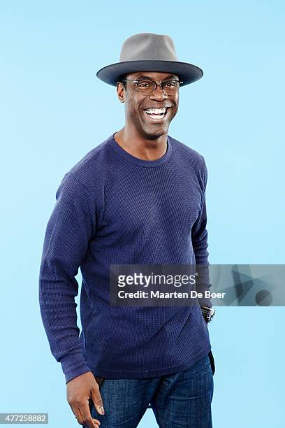 Actor Isaiah Washington from 'The 100' poses for a portrait at the TV Guide portrait studio at San Diego Comic Con for TV Guide Magazine on July 24,...