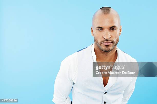 Actor Ricky Whittle from 'The 100' poses for a portrait at the TV Guide portrait studio at San Diego Comic Con for TV Guide Magazine on July 24, 2014...
