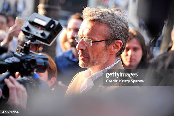 Lambert Wilson attends the 'Une famille a louer' Premiere during the 4th Champs Elysees Film Festival at Publicis Cinemas on June 15, 2015 in Paris,...