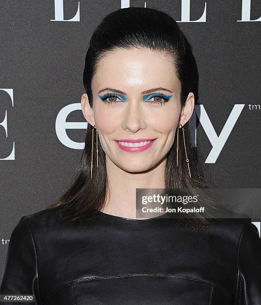 Bitsie Tulloch arrives at the 6th Annual ELLE Women In Music Celebration Presented by eBay at Boulevard3 on May 20, 2015 in Hollywood, California.