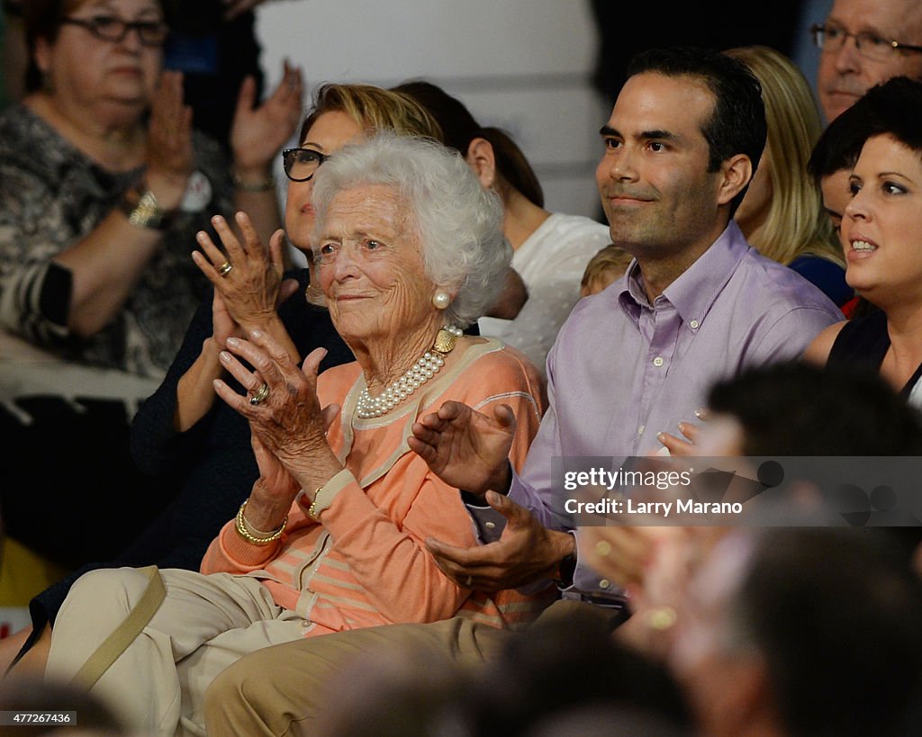 Jeb Bush Announcement In Miami