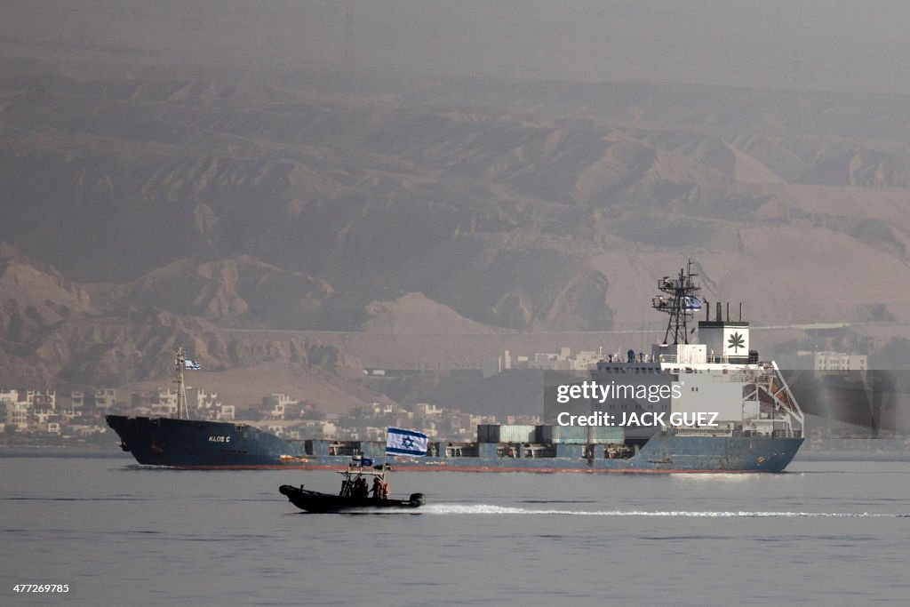 ISRAEL-PALESTINIAN-CONFLICT-IRAN-WEAPONRY