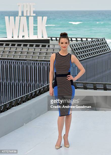 Actress Charlotte Le Bon attends the "The Walk" photo call during Summer Of Sony Pictures Entertainment 2015 at The Ritz-Carlton Cancun on June 15,...