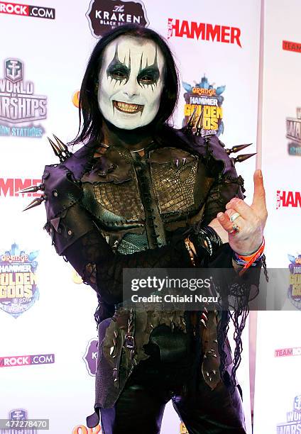 Dani Filth of Cradel of FIlth attends the Metal Hammer Golden Gods awards on June 15, 2015 in London, England.