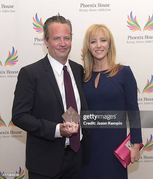 Actor Matthew Perry and actress Lisa Kudrow attend Phoenix House's 12th Annual Triumph For Teens Awards Gala at the Montage Beverly Hills on June 15,...