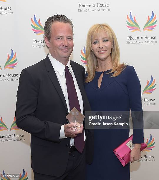 Actor Matthew Perry and actress Lisa Kudrow attend Phoenix House's 12th Annual Triumph For Teens Awards Gala at the Montage Beverly Hills on June 15,...