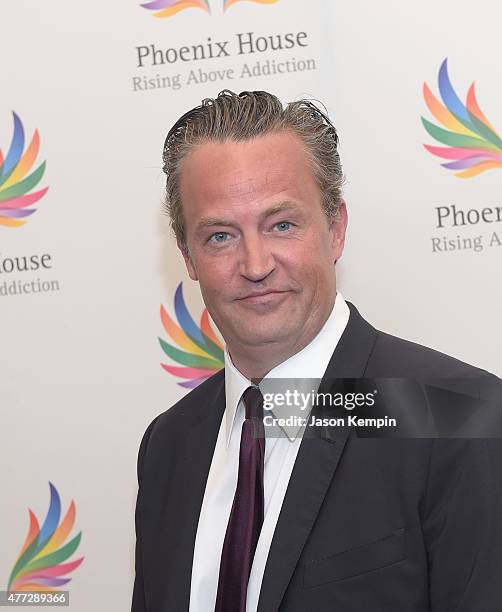 Actor Matthew Perry attends Phoenix House's 12th Annual Triumph For Teens Awards Gala at the Montage Beverly Hills on June 15, 2015 in Beverly Hills,...