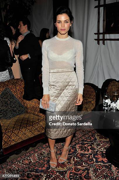 Actress Jenna Dewan Tatum, wearing Max Mara, attends The Max Mara 2015 Women In Film Face Of The Future event at Chateau Marmont on June 15, 2015 in...