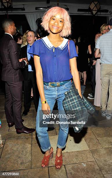 Artist/musician Kilo Kish attends The Max Mara 2015 Women In Film Face Of The Future event at Chateau Marmont on June 15, 2015 in West Hollywood,...