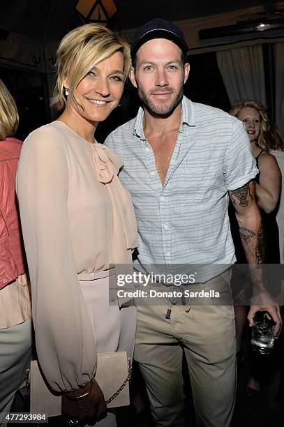 Max Mara Brand Ambassador Nicola Maramotti and Film costume designer Johnny Wujek attend The Max Mara 2015 Women In Film Face Of The Future event at...