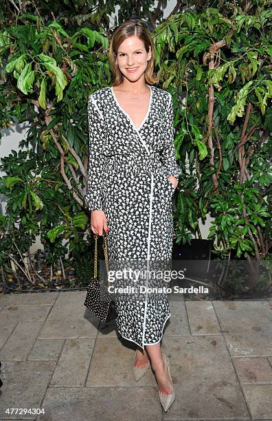 Actress Fuchsia Sumner, wearing Max Mara, attends The Max Mara 2015 Women In Film Face Of The Future event at Chateau Marmont on June 15, 2015 in...