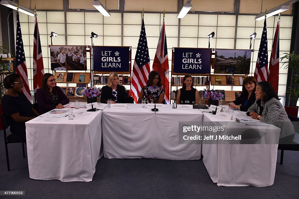 The First Lady Visits London As Part Of Her Let Girls Learn Initiative