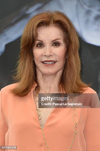 Stephanie Powers from "Hart to Hart" TV series attends a photocall on June 16, 2015 in Monte-Carlo, Monaco.
