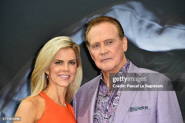 Actor Lee Majors from the TV series ?The Six Million Dollar Man? and wife Faith Majors attend the 55th Monte Carlo TV Festival : Day 4 on June 16,...