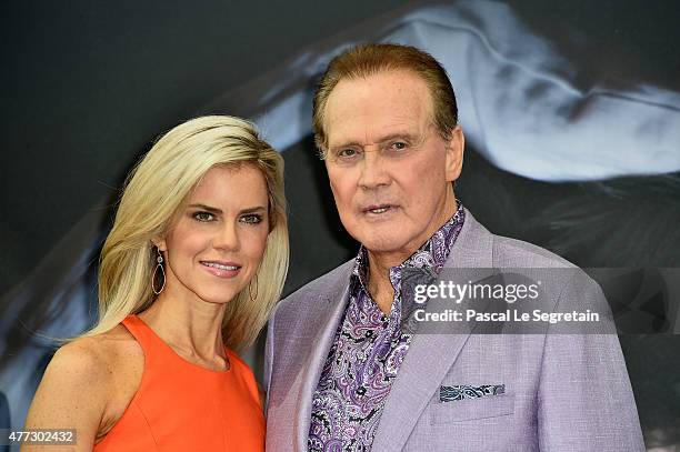 Actor Lee Majors from the TV series ?The Six Million Dollar Man? and wife Faith Majors attend the 55th Monte Carlo TV Festival : Day 4 on June 16,...