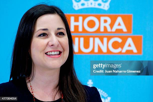 Spanish actress Anna Gras attends 'Ahora o Nunca' photocall at NH Collection Eurobuilding on June 16, 2015 in Madrid, Spain.