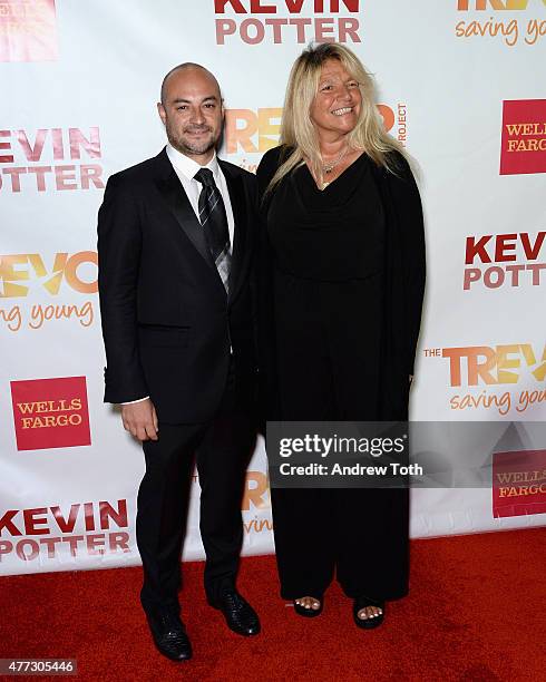 David Suk and Robin Byrd attend TrevorLIVE New York 2015 at Marriott Marquis Hotel on June 15, 2015 in New York City.