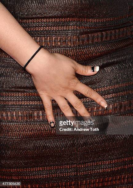 Actress Raven-Symone, nail detail, attends TrevorLIVE New York 2015 at Marriott Marquis Hotel on June 15, 2015 in New York City.