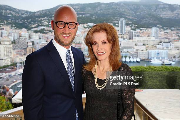 Actress Stefanie Powers from the TV series "Hart to Hart" attends the 55th Monte Carlo TV Festival : Day 3 on June 15, 2015 in Monte-Carlo, Monaco.