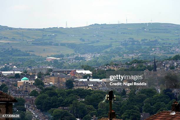 General view of Bradford on June 16, 2015 in Bradford, England. Three sisters from Bradford are feared to have travelled to Syria with their nine...