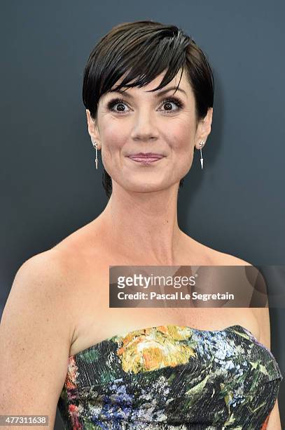 Zoe McLellan attends a photocall for the "NCIS New Orleans" TV series on June 16, 2015 in Monte-Carlo, Monaco.