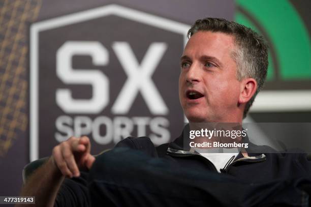 William "Bill" Simmons, editor-in-chief of Grantland.com, speaks during a panel discussion at the South By Southwest Interactive Festival in Austin,...