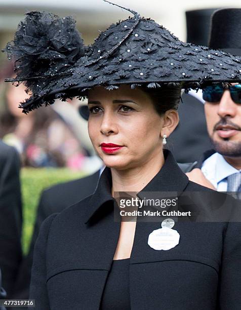 Princess Haya Bint Al Hussein on day 1 of Royal Ascot at Ascot Racecourse on June 16, 2015 in Ascot, England.