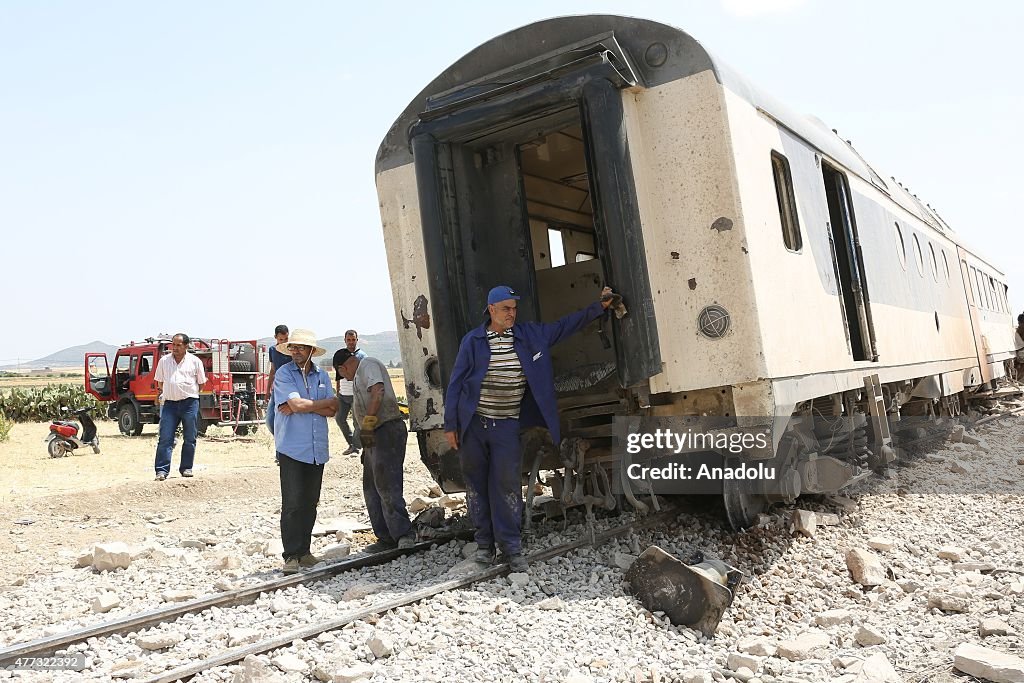 Train crash in Tunisia